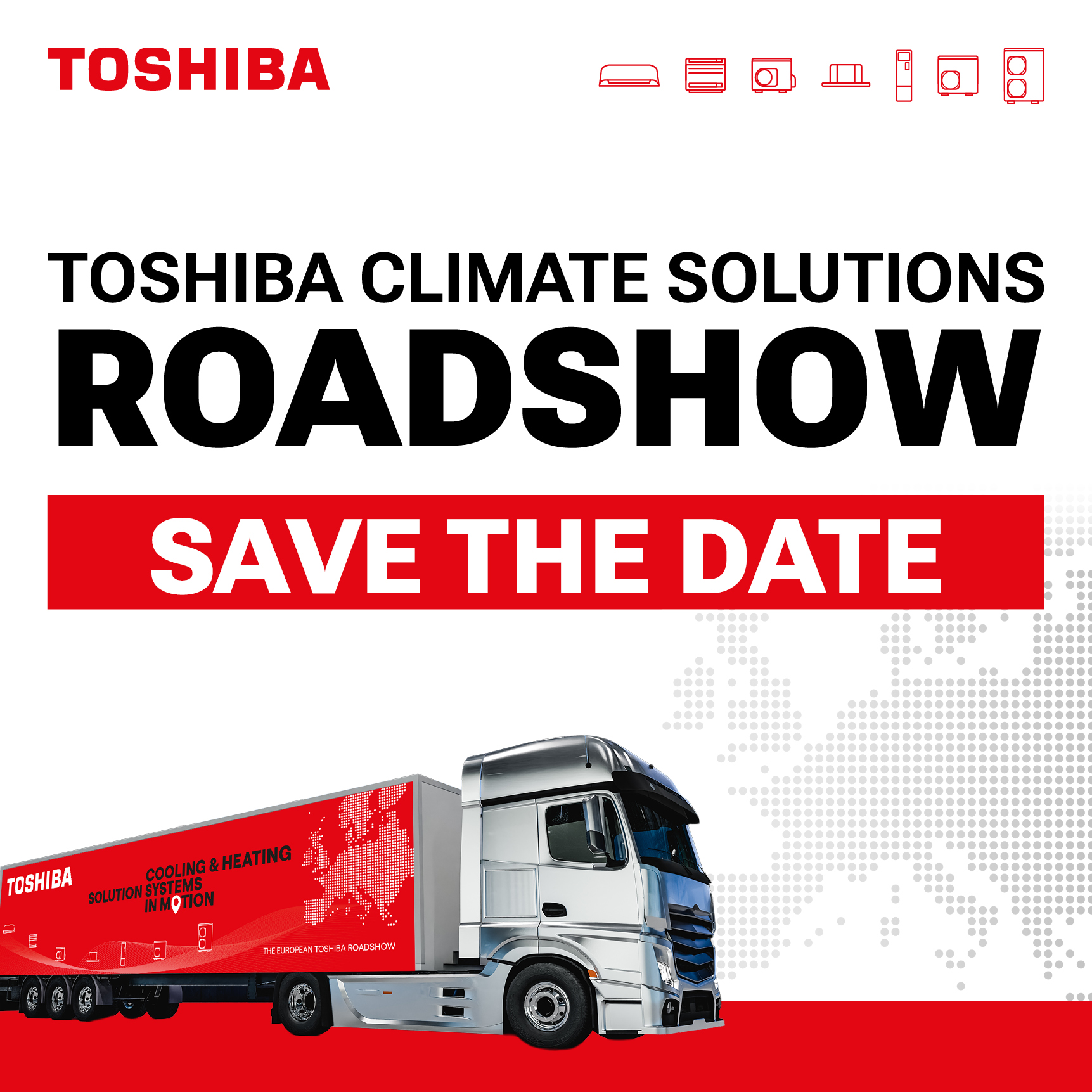 Już niebawem ROADSHOW TOSHIBA HVAC! Poznaj nasze najnowsze rozwiązania na żywo